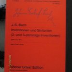 Partitions » BACH Johann Sebastian