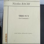 Partitions » BACRI Nicolas