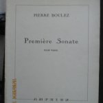 Partitions » BOULEZ Pierre