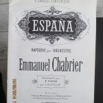Partitions » CHABRIER Emmanuel