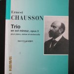 CHAUSSON Ernest