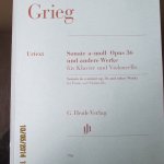 Partitions » GRIEG Edvard