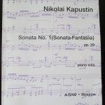 Partitions » KAPUSTIN Nicolaï